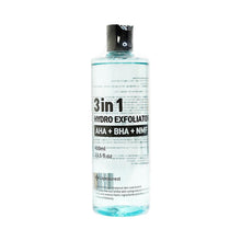 Load image into Gallery viewer, Bottle of 3in1 Hydro Exfoliator on a wooden surface