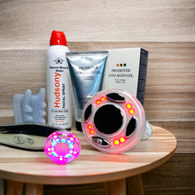 Load image into Gallery viewer, Time Master Pro with Curve my Body LED, Face Sonic Brush and Fascia Massagers Package