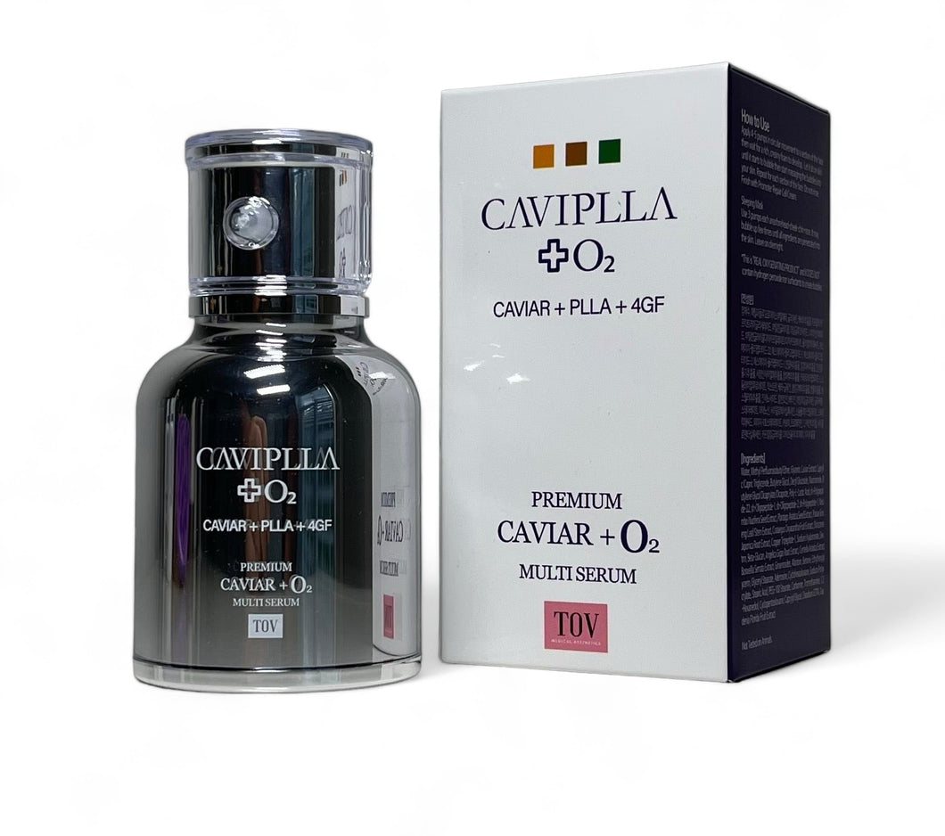 Caviplla O2 Premier Caviar Multi Serum New Formula with 4GF 30ml - European Beauty by B