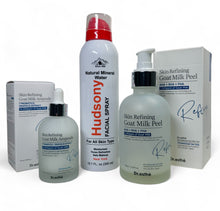 Load image into Gallery viewer, Dr.esthe Goat Milk Peel & Ampoule Set Hudsony Mist 3 pc