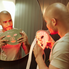 Load image into Gallery viewer, Omnilux Men LED Flexible Light Therapy Mask with proven results