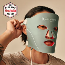 Load image into Gallery viewer, Omnilux Men LED Flexible Light Therapy Mask with proven results