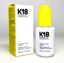 Load image into Gallery viewer, K18 Biomimetic Molecular Repair Hair Oil - 1 FL OZ / 30 ml
