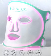 Load image into Gallery viewer, Omnilux Clear LED Flexible Light Therapy Mask with proven results.