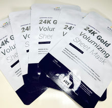 Load image into Gallery viewer, TOV House of PLLA HOP+ 24k Gold Volumizing Sheet Mask 5pc