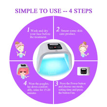 Load image into Gallery viewer, 7 Color PDT LED Face Mask Light Therapy Device Skin Tightening Machine Skin Rejuvenation Photon Device For Face Black Spot Remover Anti-Wrinkle Anti Aging Salon SPA Skin Care Tools for Face Neck Body - European Beauty by B