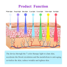 Load image into Gallery viewer, 7 Color PDT LED Face Mask Light Therapy Device Skin Tightening Machine Skin Rejuvenation Photon Device For Face Black Spot Remover Anti-Wrinkle Anti Aging Salon SPA Skin Care Tools for Face Neck Body - European Beauty by B