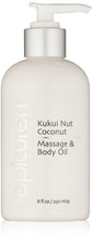Load image into Gallery viewer, Epicuren Discovery Kukui Nut Coconut Massage & Body Oil, 8 Fl Oz - European Beauty by B