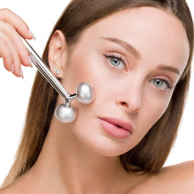 Load image into Gallery viewer, Facial Roller Massager, Cooling Metal to Contour and Reduce Puffiness, Face Lift, Anti-Aging, Skin Tightening - European Beauty by B