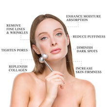 Load image into Gallery viewer, Facial Roller Massager, Cooling Metal to Contour and Reduce Puffiness, Face Lift, Anti-Aging, Skin Tightening - European Beauty by B