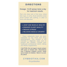 Cargar imagen en el visor de la galería, Cymbiotika Topical Magnesium Oil Spray - European Beauty by B