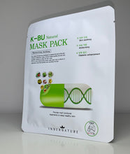 Cargar imagen en el visor de la galería, INNERNATURE K-BU Natural Face MASK , Skin soothing Mask Pack 10pc - European Beauty by B