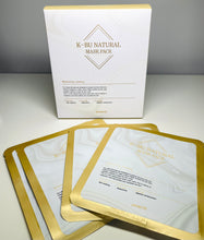 Cargar imagen en el visor de la galería, INNERNATURE K-BU MASCARILLA facial natural, mascarilla calmante para la piel, paquete de 10 piezas