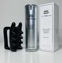 Load image into Gallery viewer, Le Mieux Collagen Peptide Serum - Concentrated, Creamy Anti Aging Face Serum 30 ml with Free facia Face Massager - European Beauty by B