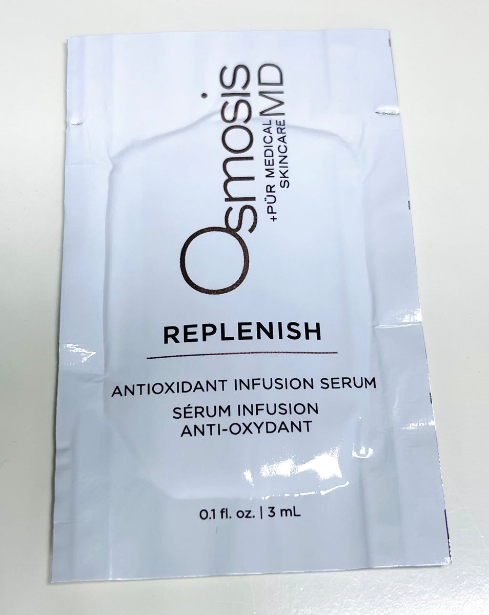 Osmosis MD Replenish Antioxidant Infusion Serum 12 SAMPLE PACKETS ...