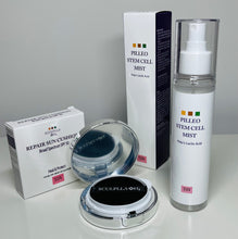 Load image into Gallery viewer, Sculplla+H2 Pilleo  Stem Cell Mist 120ml with Repair Sun Cushion Broad Spectrum SPF 50 - European Beauty by B