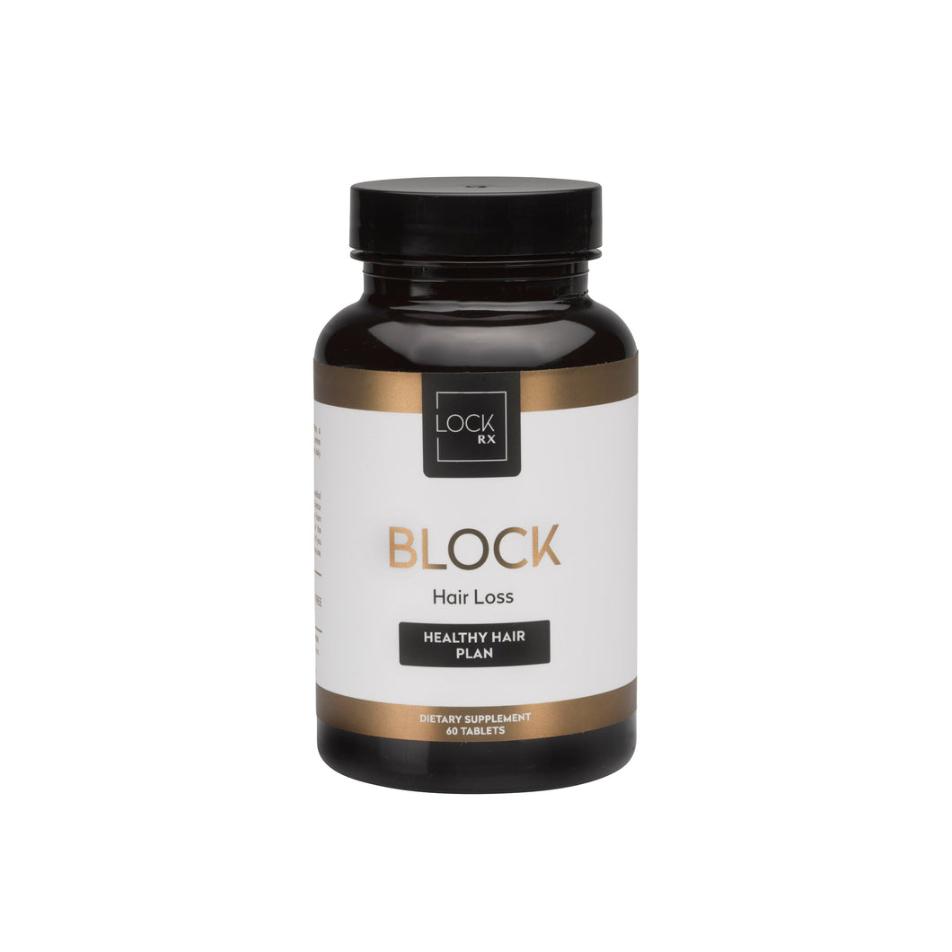 LOCKrx Block Hair Loss Oral Nutraceutical Tablets