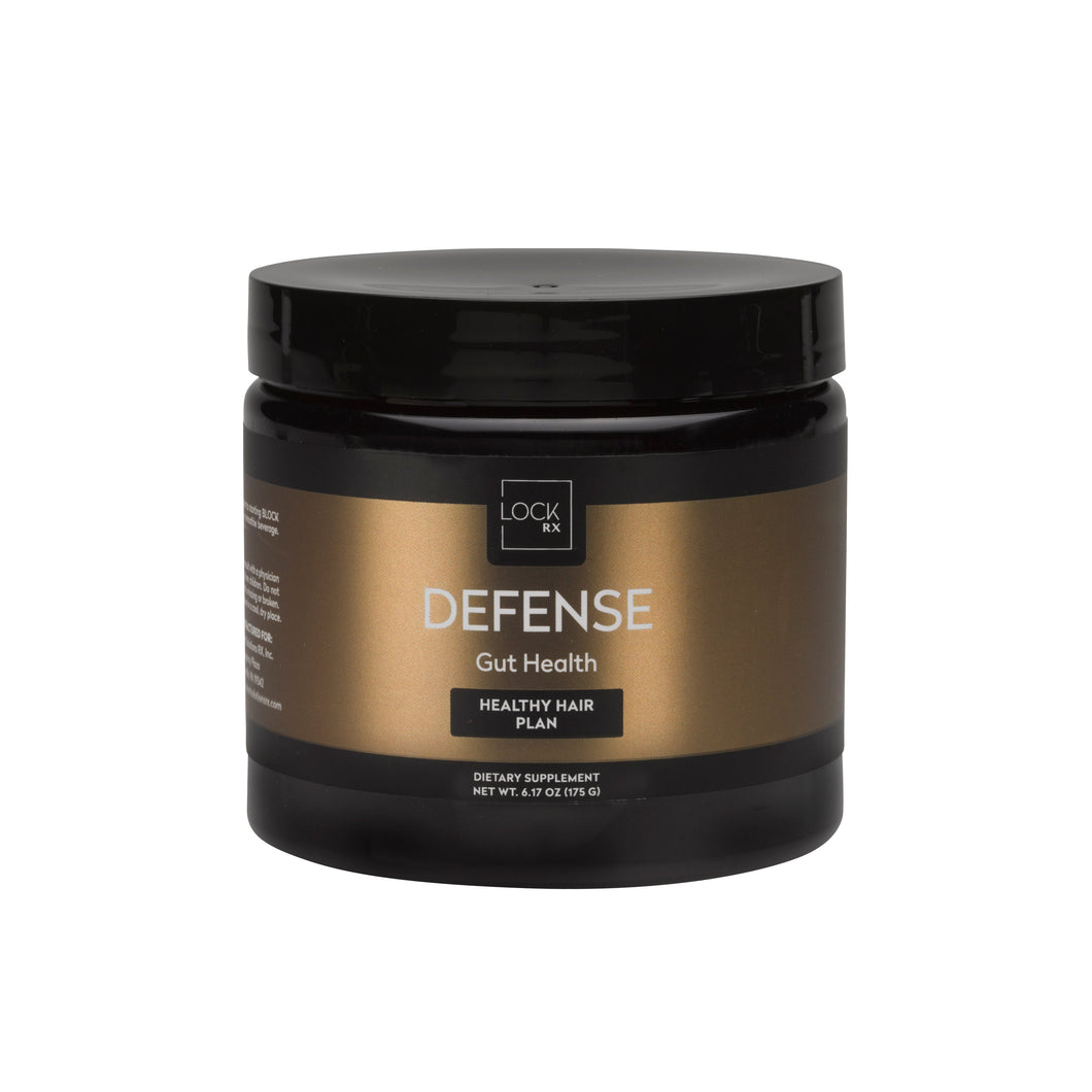 LOCKrx Defense Prebiotic Gut and Scalp Health Supplement