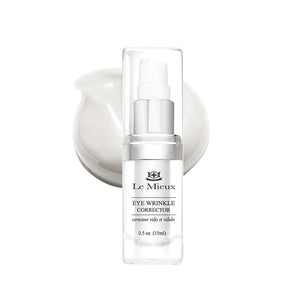 Le Mieux Eye Wrinkle Corrector Cream - Hyaluronic Acid Moisturizer for Eyes with 7 Potent Peptides