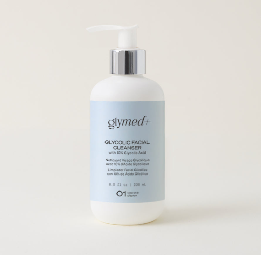 GlyMed+ Glycolic Facial Cleanser Cleanser With 10% Glycolic Acid