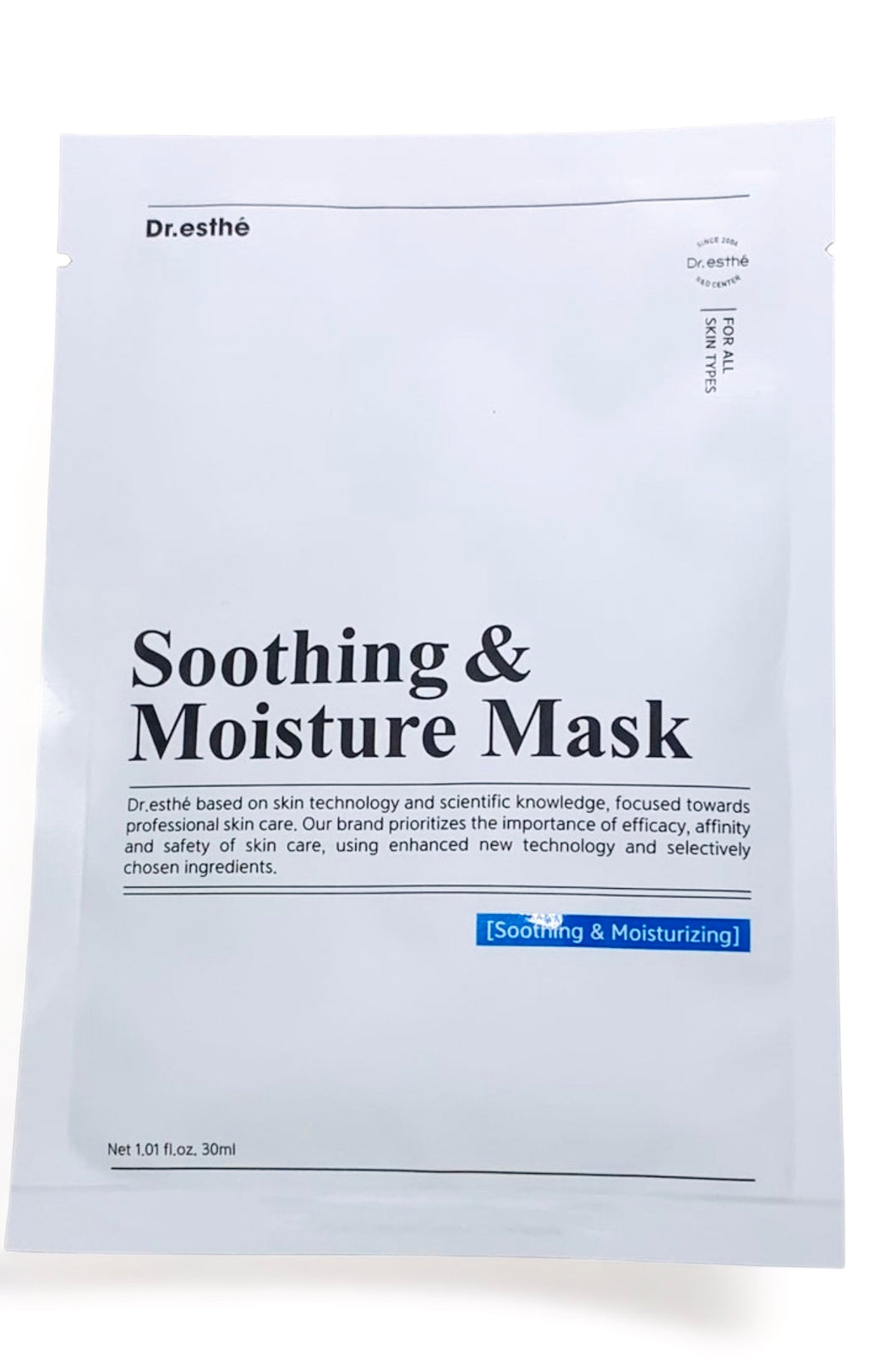 Dr.esthe Soothing & Moisture mask 1pc - European Beauty by B