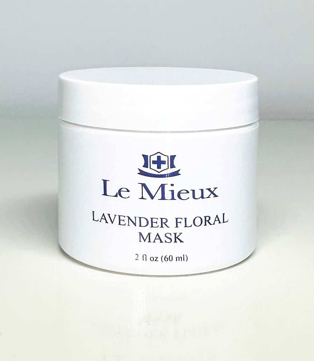 Le Mieux Lavender Floral Mask - Calming Gel Face Mask with Hyaluronic Acid