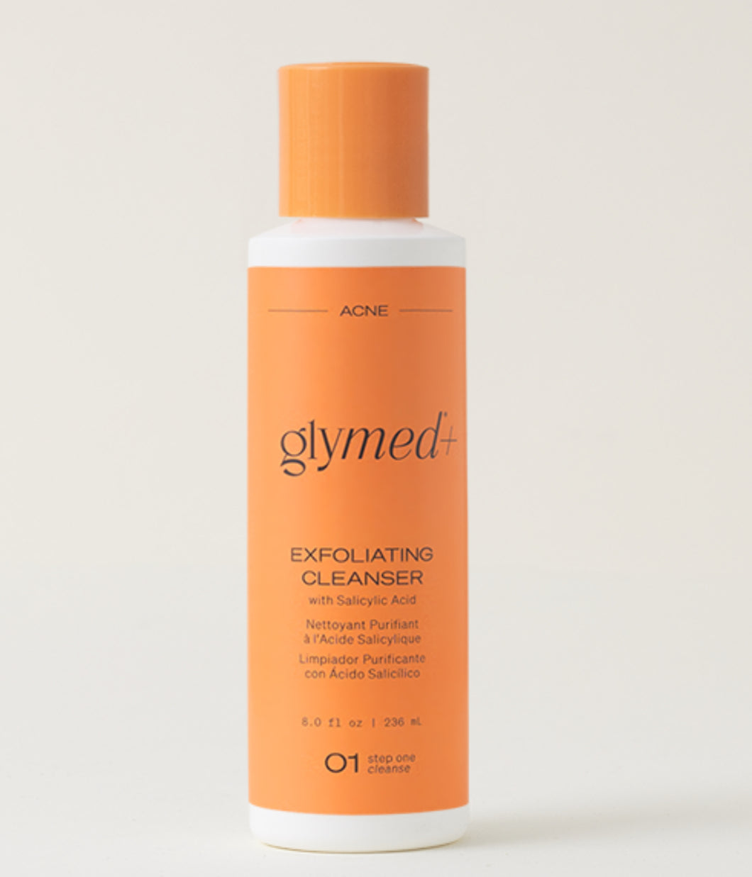 GlyMed+ Exfoliating Cleanser with salicylic acid