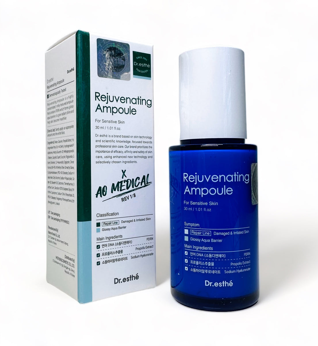 Ampoule Rajeunissante Dr Esthe 30 Ml - Soin Dermatologique Coréen - Anti-âge - Neuf Original De Corée