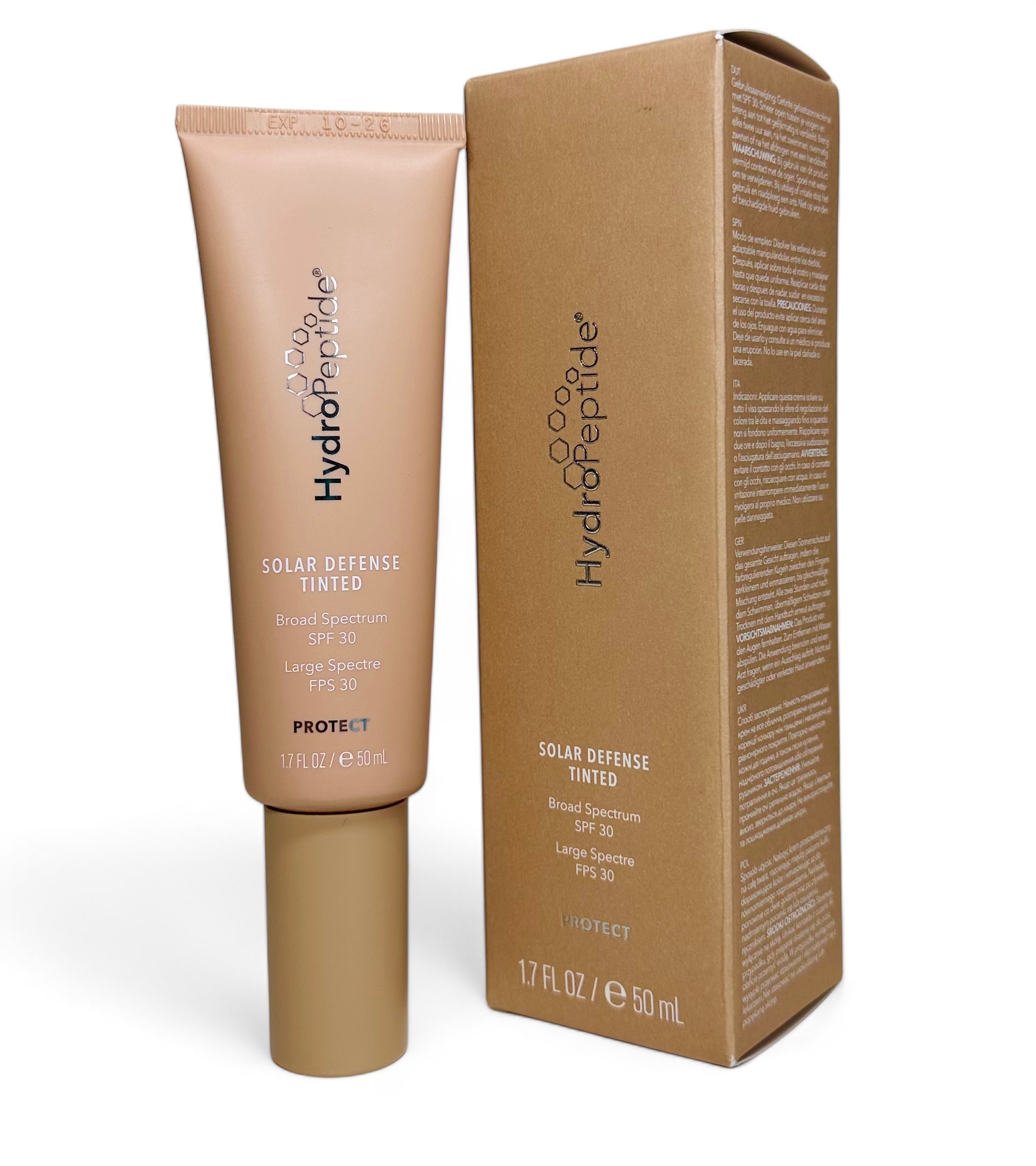 HydroPeptide Solar Defense Tinted Moisturizer SPF 30 | European