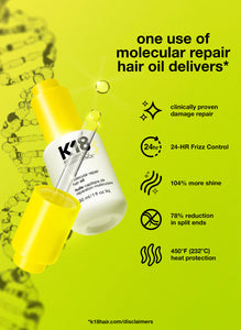 Aceite capilar reparador molecular biomimético K18 - 1 FL OZ / 30 ml