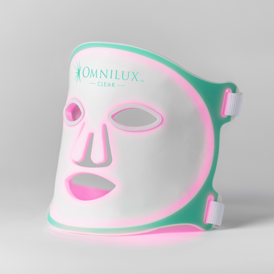 Omnilux Clear LED Flexible Light Therapy Mask with proven results.