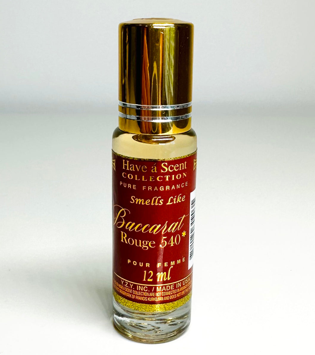 Baccarat rouge discount 540 oil