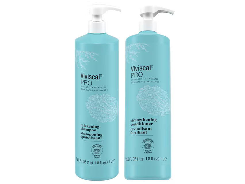 Viviscal PRO Thickening Shampoo & Strengthening Conditioner Liter Duo