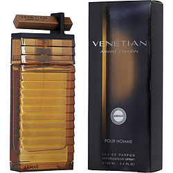 Armaf Venetian Ambre Eau De Parfum Spray 3.4 Oz Men