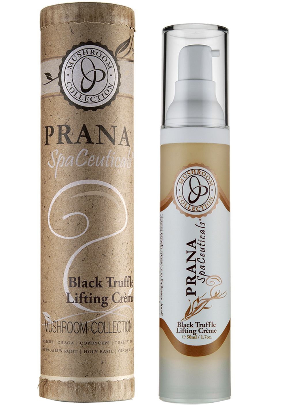 Prana SpaCeuticals Mushroom Collection Black Truffle Lifting Creme 1.7oz - European Beauty by B