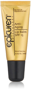 Epicuren Discovery Anti-aging Lip Balm SPF 15 Tea Tree, 0.25 oz - European Beauty by B