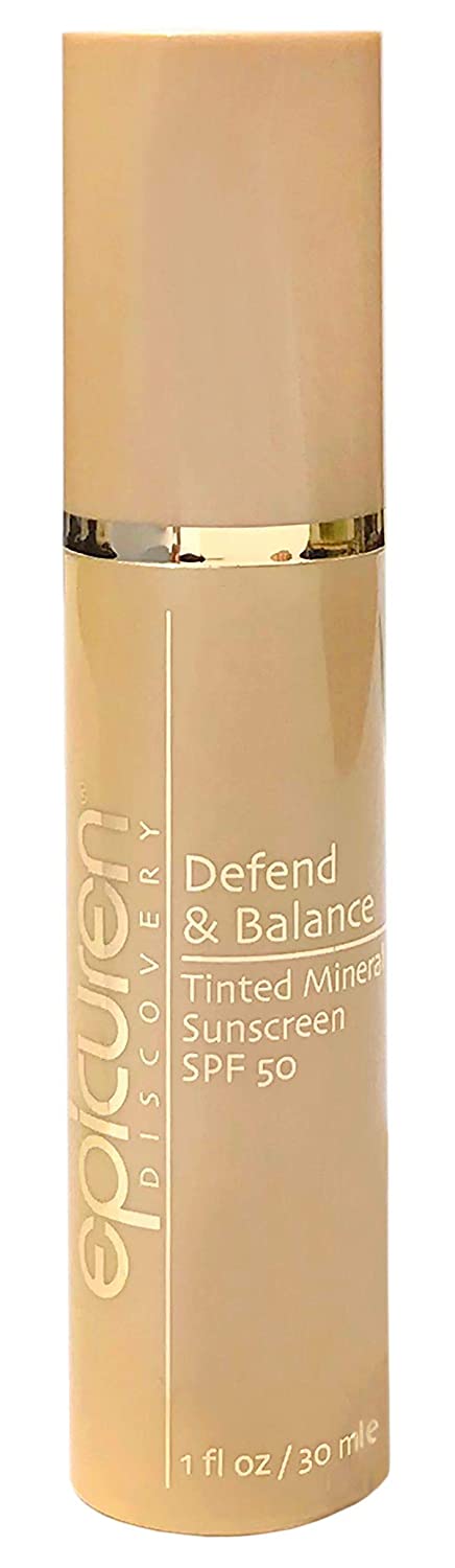 Epicuren Discovery Defend & Balance Tinted Mineral Sunscreen SPF 50 1 oz - European Beauty by B