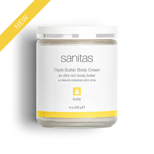 Sanitas Triple Butter Body Cream 8oz - European Beauty by B