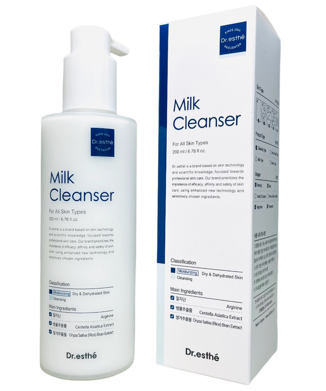 Dr.esthe Milk Cleanser 200ml - European Beauty by B