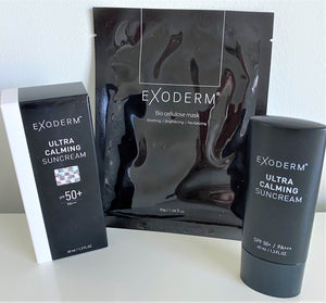 Exoderm Ultra Calming Suncream spf 50+ with Mask - European Beauty by B