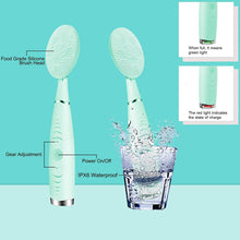 Cargar imagen en el visor de la galería, MSB Myskinbuddy White with Halylo Sonic Facial Brush - European Beauty by B
