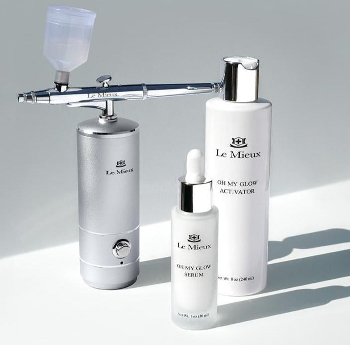Le Mieux Ionized Oxygen Infuser with The Glow Team OMG Activator + OMG Serum
