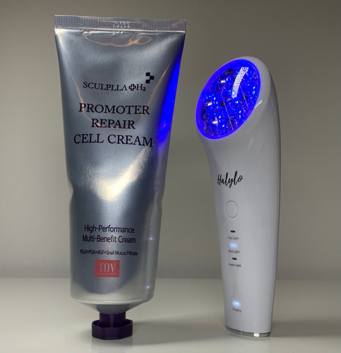 Sculplla +H2 Promoter Repair Cell Cream 200 ml With free LED Light - European Beauty by B