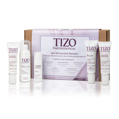 Tizo Skin Revitalizing Regiment Trial Size repair, protect, and revitalize your skin Set - European Beauty by B