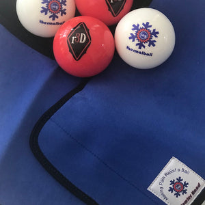 ThermalBall Hot and Cold Therapy 2 Red + 2 White Thermalballs + Kewler Wrap for the balls - European Beauty by B