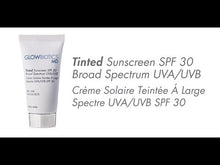 Cargar y reproducir el video en el visor de la galería, Glowbiotics Protector solar con color SPF 30 de amplio espectro UVA/UVB
