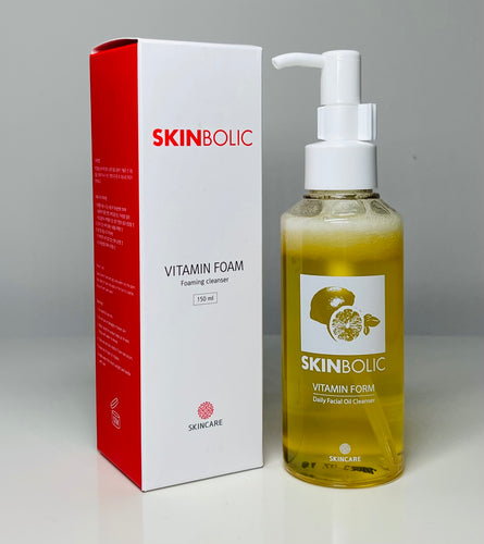 Skinbolic Vitamin Foam Daily Facial Oil Cleanser 150ml - European Beauty by B