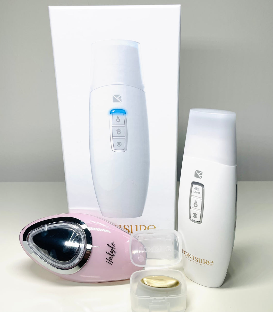 Tonisure Plasma & Galvanic 2 in 1 portable skin care device with free Glo Brush