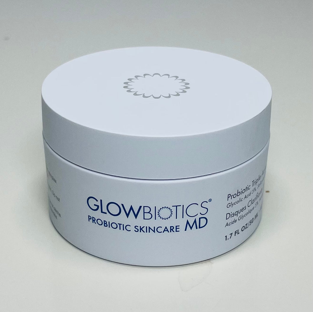 Glowbiotics Probiotic Triple Action Clarifying Pads 1.7 FL OZ / 50 ML - European Beauty by B