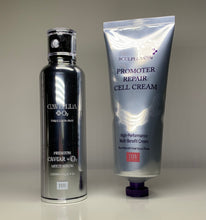 Cargar imagen en el visor de la galería, Caviplla +O2 with Promoter Repair Cell Cream 200 ml - European Beauty by B

